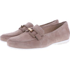 Hassia / Pescara / Cappuccino Samtziege / Wechselfußbett / 7-301742-2300 / Damen Slipper