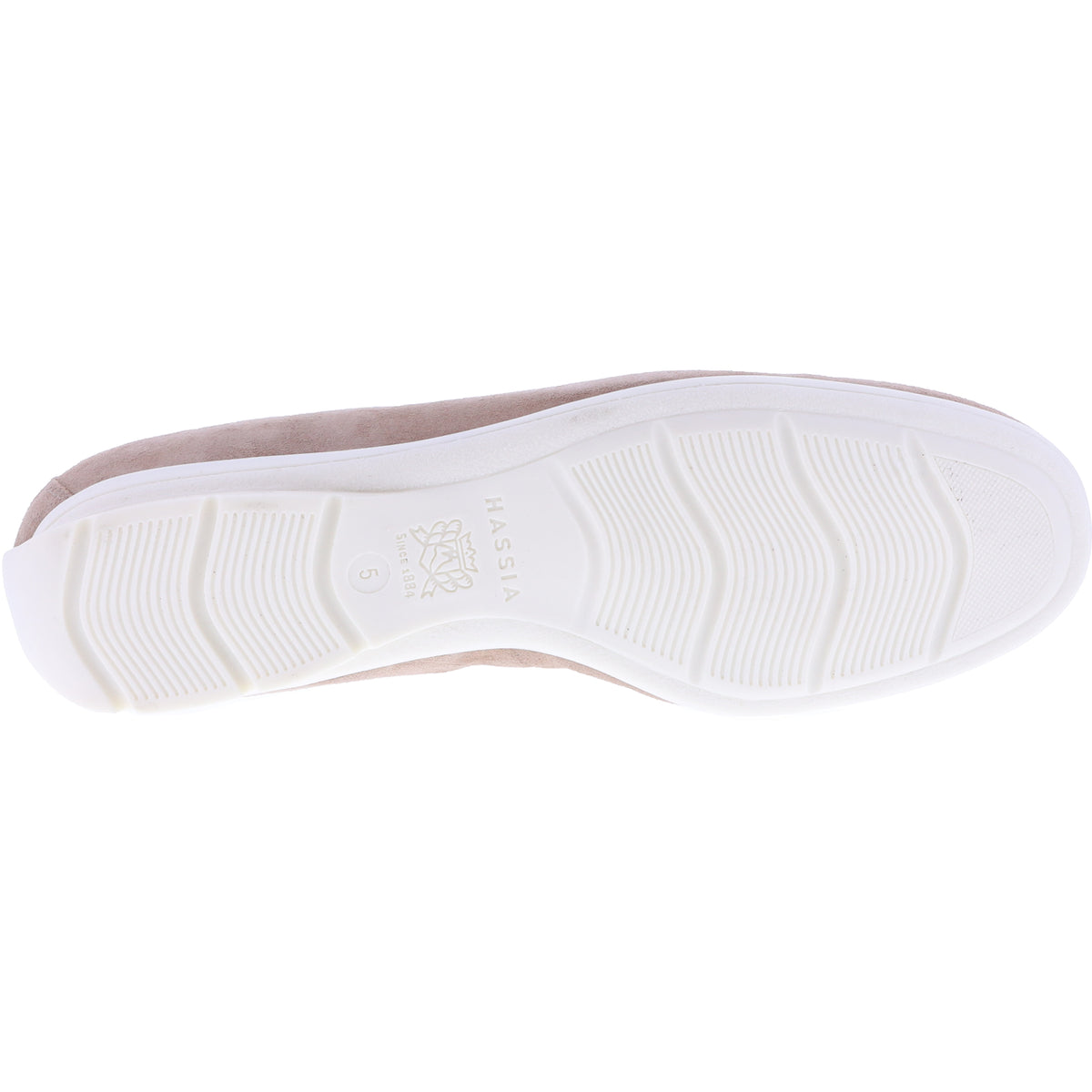Hassia / Pescara / Cappuccino Samtziege / Wechselfußbett / 7-301742-2300 / Damen Slipper