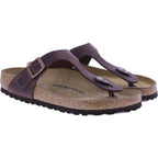 Birkenstock | Gizeh | Habana Fettleder | Weite: Normal | 743831 | Unisex Zehensteg