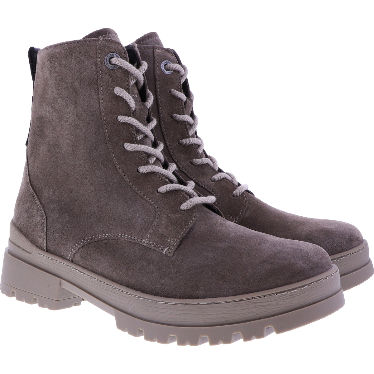 Ganter | Gela | Darktaupe Veloursleder| Naturlodenfutter | Weite: G | Wechselfußbett | 8-205003-9400