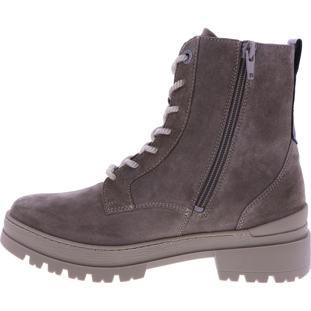 Ganter | Gela | Darktaupe Veloursleder| Naturlodenfutter | Weite: G | Wechselfußbett | 8-205003-9400