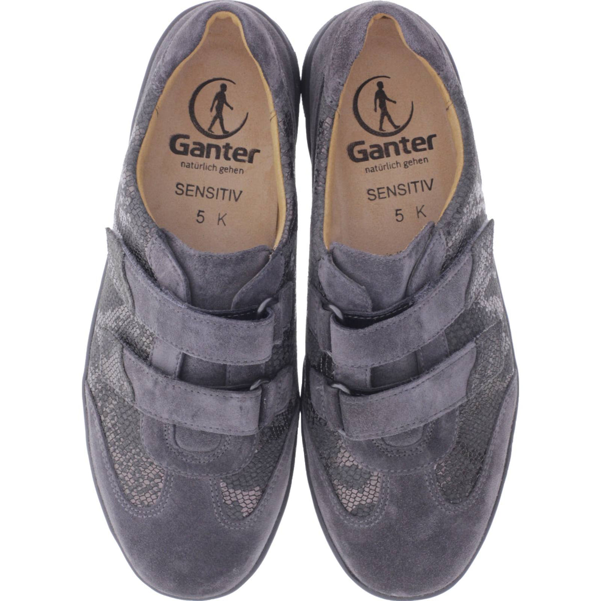 Ganter Sensitiv / Klara / Graphit Velours / Weite: K / Leder / Art: 8-208133-6300 / Damen Kletter