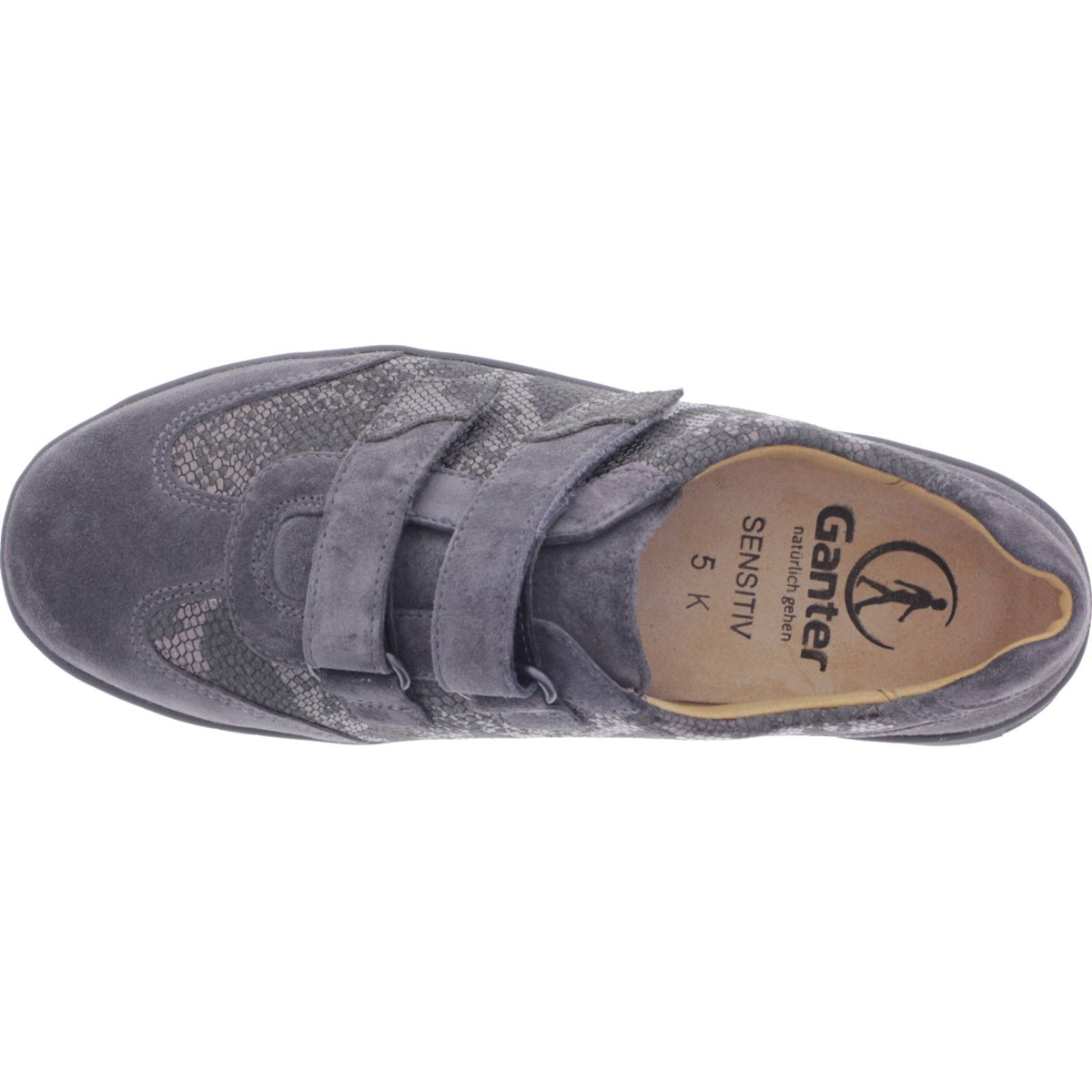Ganter Sensitiv / Klara / Graphit Velours / Weite: K / Leder / Art: 8-208133-6300 / Damen Kletter