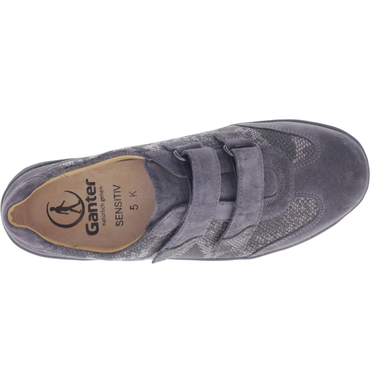 Ganter Sensitiv / Klara / Graphit Velours / Weite: K / Leder / Art: 8-208133-6300 / Damen Kletter