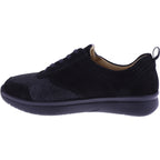 Ganter | Kira | Schwarz | Nubukleder | Sensitiv | | Weite: K | 209226-0100 | Damen Schnürer