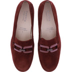 Hassia | Pescara | Darkrust-Rostrot Veloursleder | Weite: G | Wechselfußbett | 8-301742-2700 | Damen