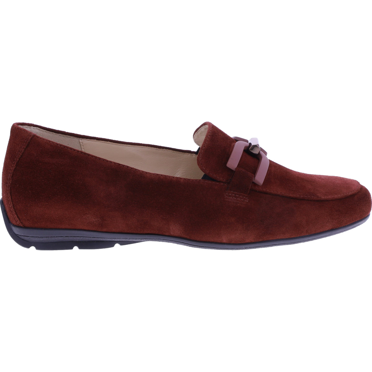 Hassia | Pescara | Darkrust-Rostrot Veloursleder | Weite: G | Wechselfußbett | 8-301742-2700 | Damen