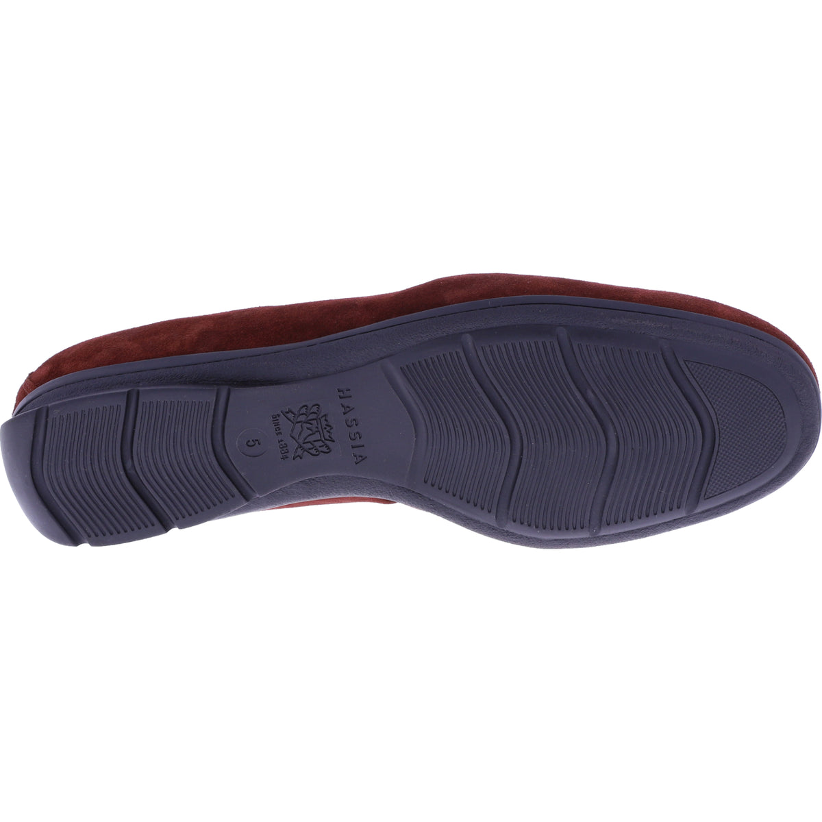 Hassia | Pescara | Darkrust-Rostrot Veloursleder | Weite: G | Wechselfußbett | 8-301742-2700 | Damen