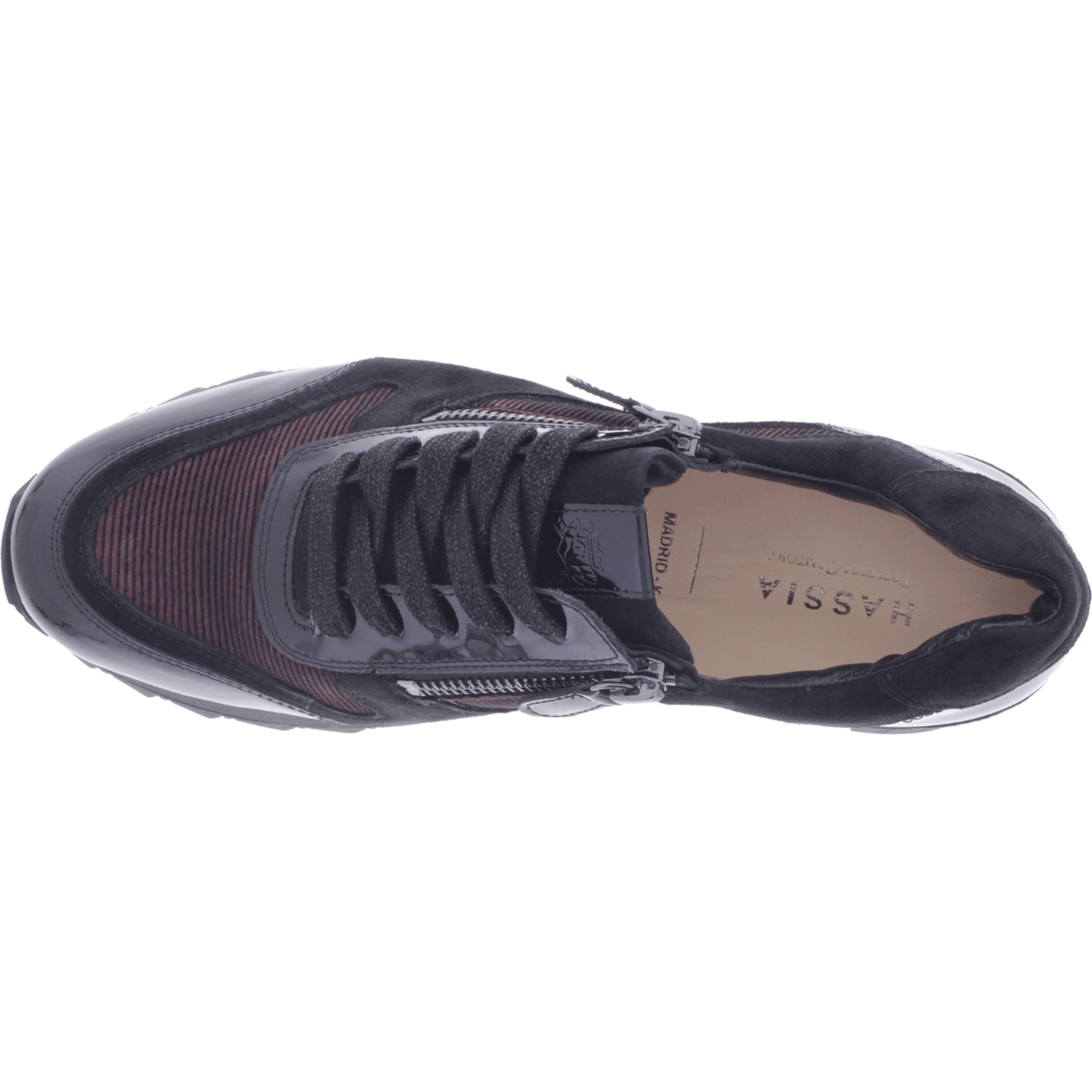 Hassia / Madrid / Schwarz Vino Leder / Wechselfußbett / Weite: K / Art: 8-301822-0142 / Damen
