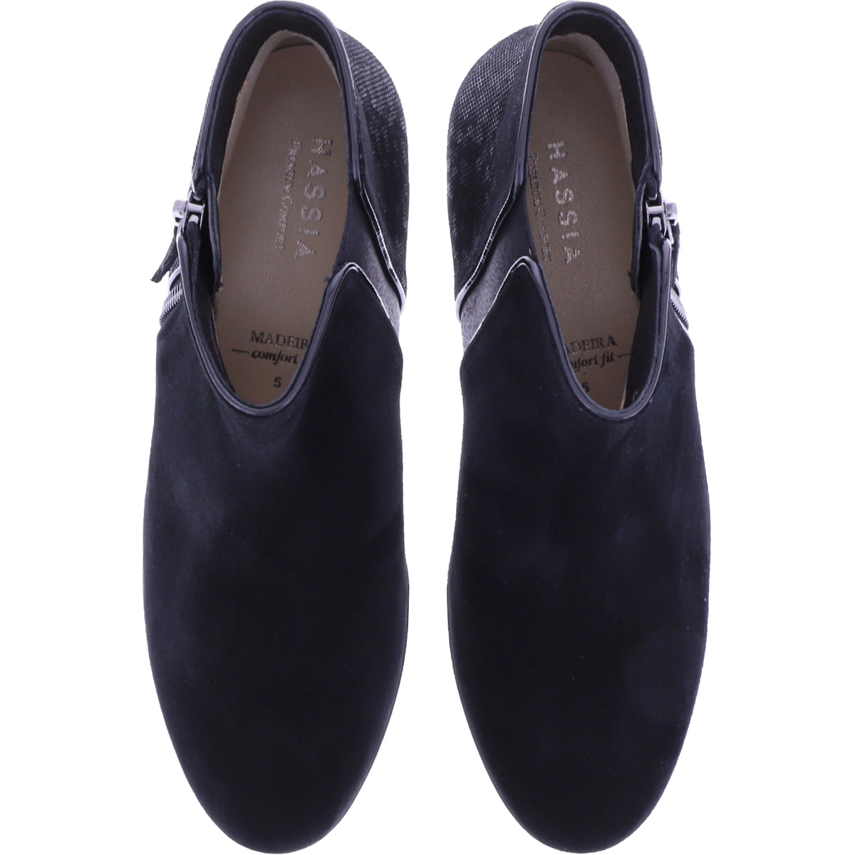 Hassia | Madeira | Schwarz Multi | Weite: G | Wechselfußbett | 8-302113-0199 | Damen Boots