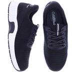 Orthofeet® | Kita | Schwarz-Weiß | Hands-Free Schuhe mit Fersendämpfung | Damen Schnürer