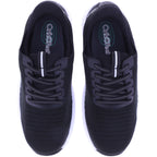 Orthofeet® | Kita | Schwarz-Weiß | Hands-Free Schuhe mit Fersendämpfung | Damen Schnürer
