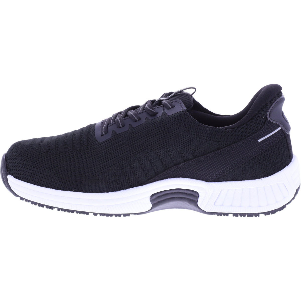 Orthofeet® | Kita | Schwarz-Weiß | Hands-Free Schuhe mit Fersendämpfung | Damen Schnürer