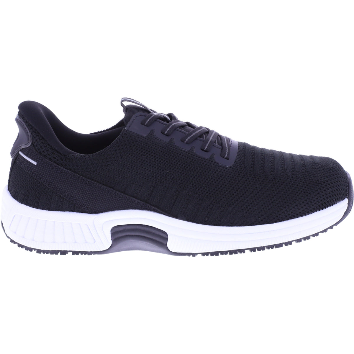 Orthofeet® | Kita | Schwarz-Weiß | Hands-Free Schuhe mit Fersendämpfung | Damen Schnürer