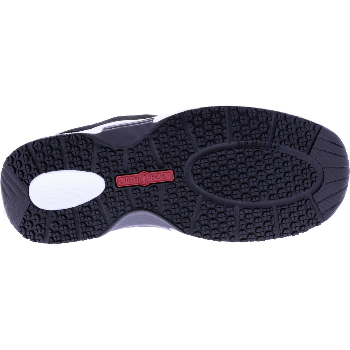 Orthofeet® | Kita | Schwarz-Weiß | Hands-Free Schuhe mit Fersendämpfung | Damen Schnürer