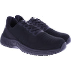 Orthofeet® | Kita | Schwarz-Schwarz | Hands-Free Schuhe mit Fersendämpfung | Damen Schnürer