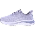 Orthofeet® | Nira | Light Gray Hellgrau | Hands-Free Schuhe mit Fersendämpfung | Damen Schnürer