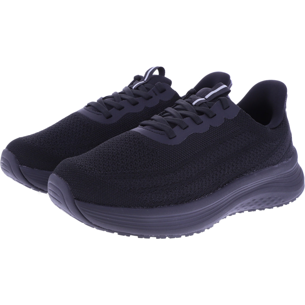 Orthofeet® | Nira | Schwarz | Hands-Free Schuhe mit Fersendämpfung | Damen Schnürer
