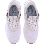 Orthofeet® | Nira | Blond-Beige | Hands-Free Schuhe mit Fersendämpfung | Damen Schnürer