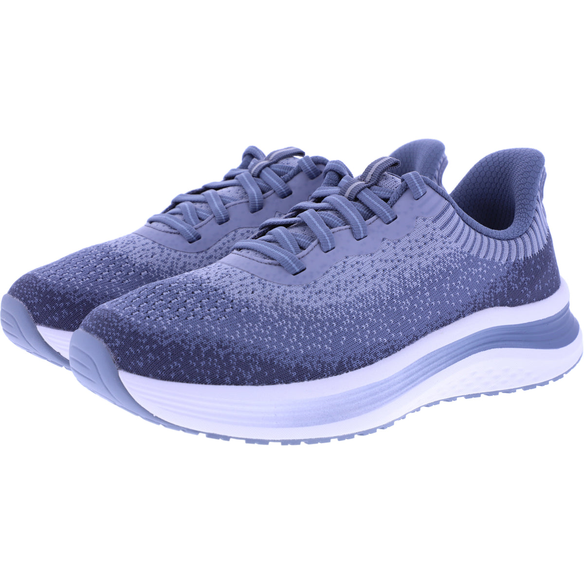 Orthofeet® | Nira | Slate Blue Hellblau-Multi | Hands-Free Schuhe mit Fersendämpfung | Damen Schnüre