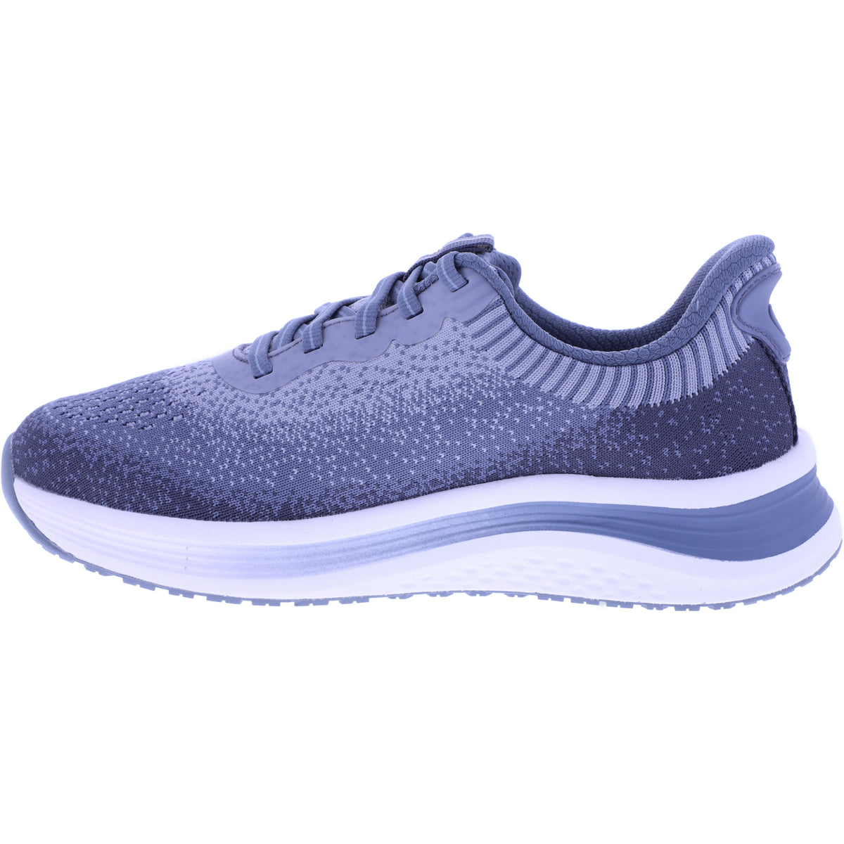 Orthofeet® | Nira | Slate Blue Hellblau-Multi | Hands-Free Schuhe mit Fersendämpfung | Damen Schnüre