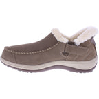 Orthofeet® | Lorin | Hellbraun-Taupe | Hands-Free Slipper mit Fersendämpfung | Damen Hausschuhe