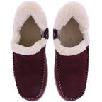 Orthofeet® | Lorin | Bordeaux-Rot | Hands-Free Slipper mit Fersendämpfung | Damen Hausschuhe