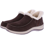 Orthofeet® | Lorin | Braun-Espresso | Hands-Free Slipper mit Fersendämpfung | Damen Hausschuhe