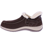 Orthofeet® | Lorin | Braun-Espresso | Hands-Free Slipper mit Fersendämpfung | Damen Hausschuhe