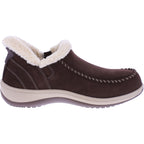 Orthofeet® | Lorin | Braun-Espresso | Hands-Free Slipper mit Fersendämpfung | Damen Hausschuhe