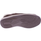 Orthofeet® | Lorin | Braun-Espresso | Hands-Free Slipper mit Fersendämpfung | Damen Hausschuhe