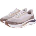 Orthofeet® | Nira | Taupe-Nutmeg | Hands-Free Schuhe mit Fersendämpfung | Damen Schnürer