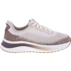 Orthofeet® | Nira | Taupe-Nutmeg | Hands-Free Schuhe mit Fersendämpfung | Damen Schnürer