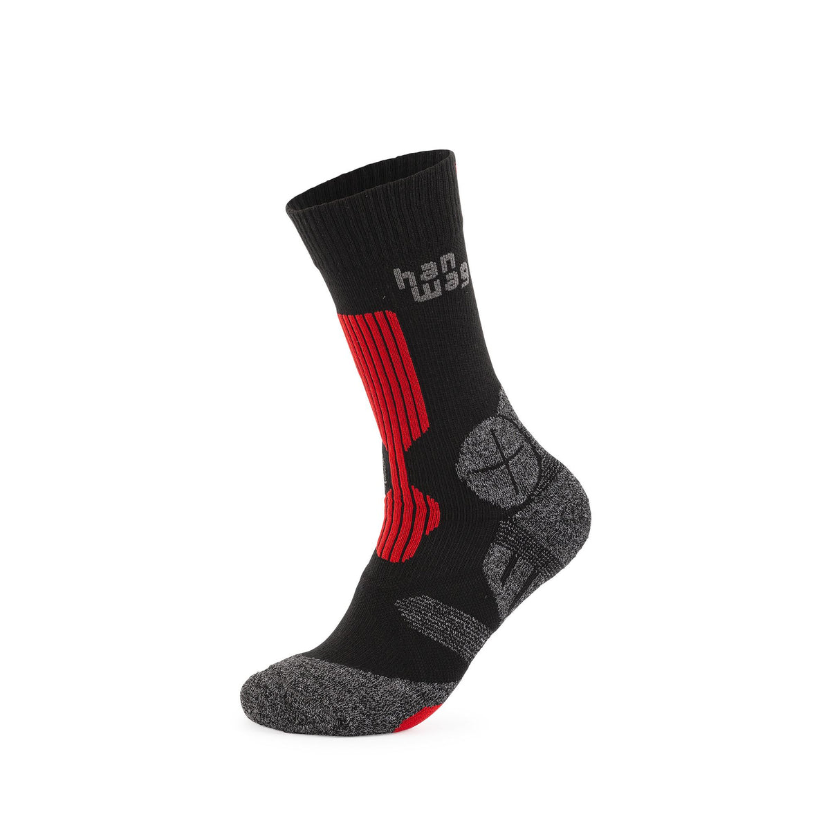 Hanwag / Wandersocken / Hanwag Trek Socken / Asphalt-Red / für Damen & Herren