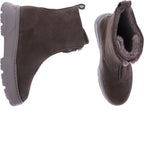 Paul Green | 8243-008 | Earth-Taupe | Weiches Kalbsleder | Damen Booties