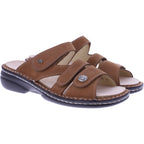 Finn Comfort | Ventura-Soft | Brandy-Cognac | Wechselfußbett | 82568-834111 | Damen Pantoletten