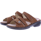 Finn Comfort | Ventura-Soft | Brandy-Cognac | Wechselfußbett | 82568-834111 | Damen Pantoletten