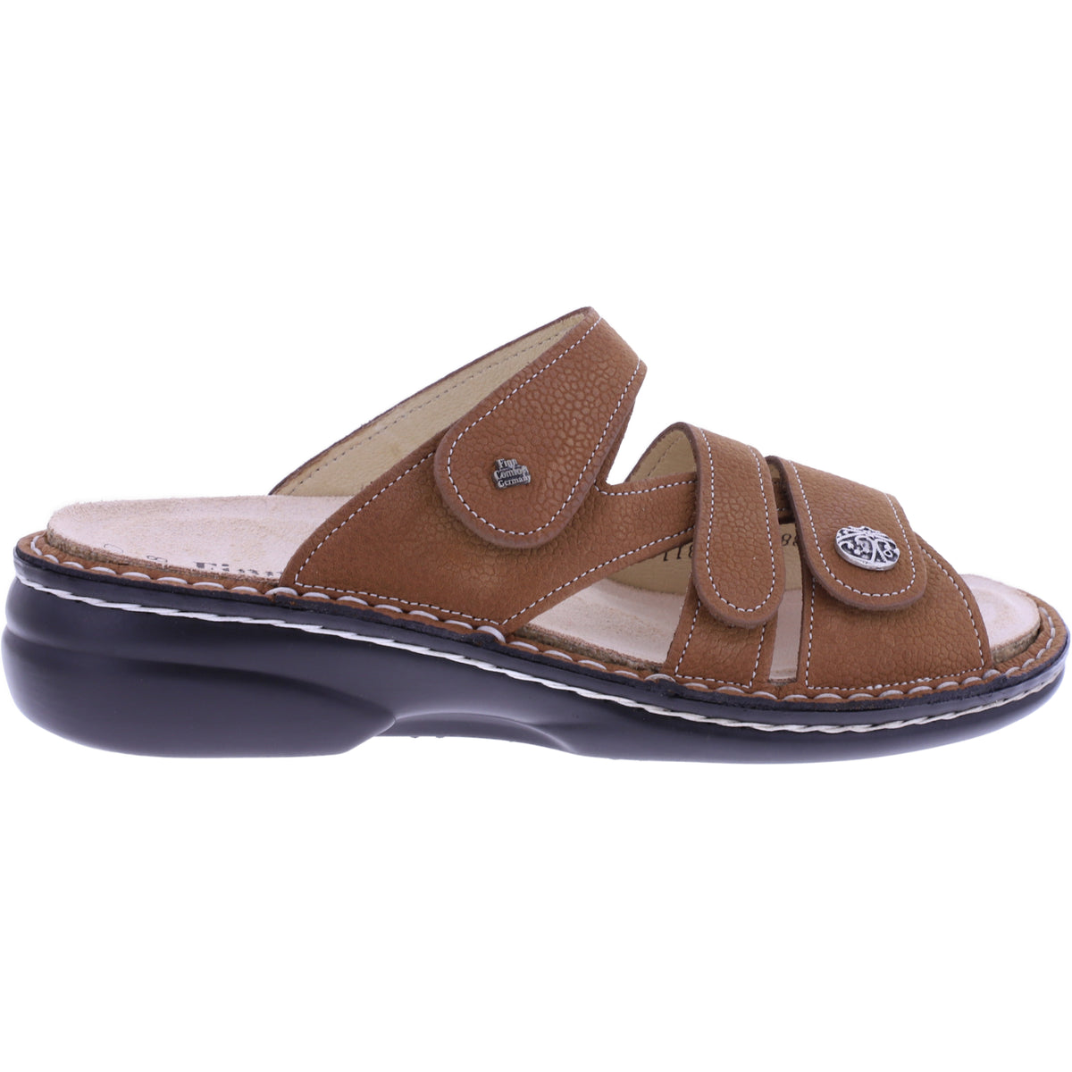 Finn Comfort | Ventura-Soft | Brandy-Cognac | Wechselfußbett | 82568-834111 | Damen Pantoletten
