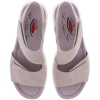 Rollingsoft by Gabor | Damen Aktiv Sandalen | Sand Samtchevreau-Leder | mit Klettverschluss