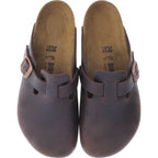 Birkenstock | Boston | Habana-Braun Fettleder | Weite: Normal | 860131 | Unisex Clogs
