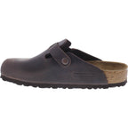 Birkenstock | Boston | Habana-Braun Fettleder | Weite: Normal | 860131 | Unisex Clogs