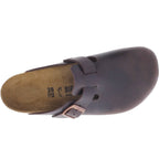 Birkenstock | Boston | Habana-Braun Fettleder | Weite: Normal | 860131 | Unisex Clogs