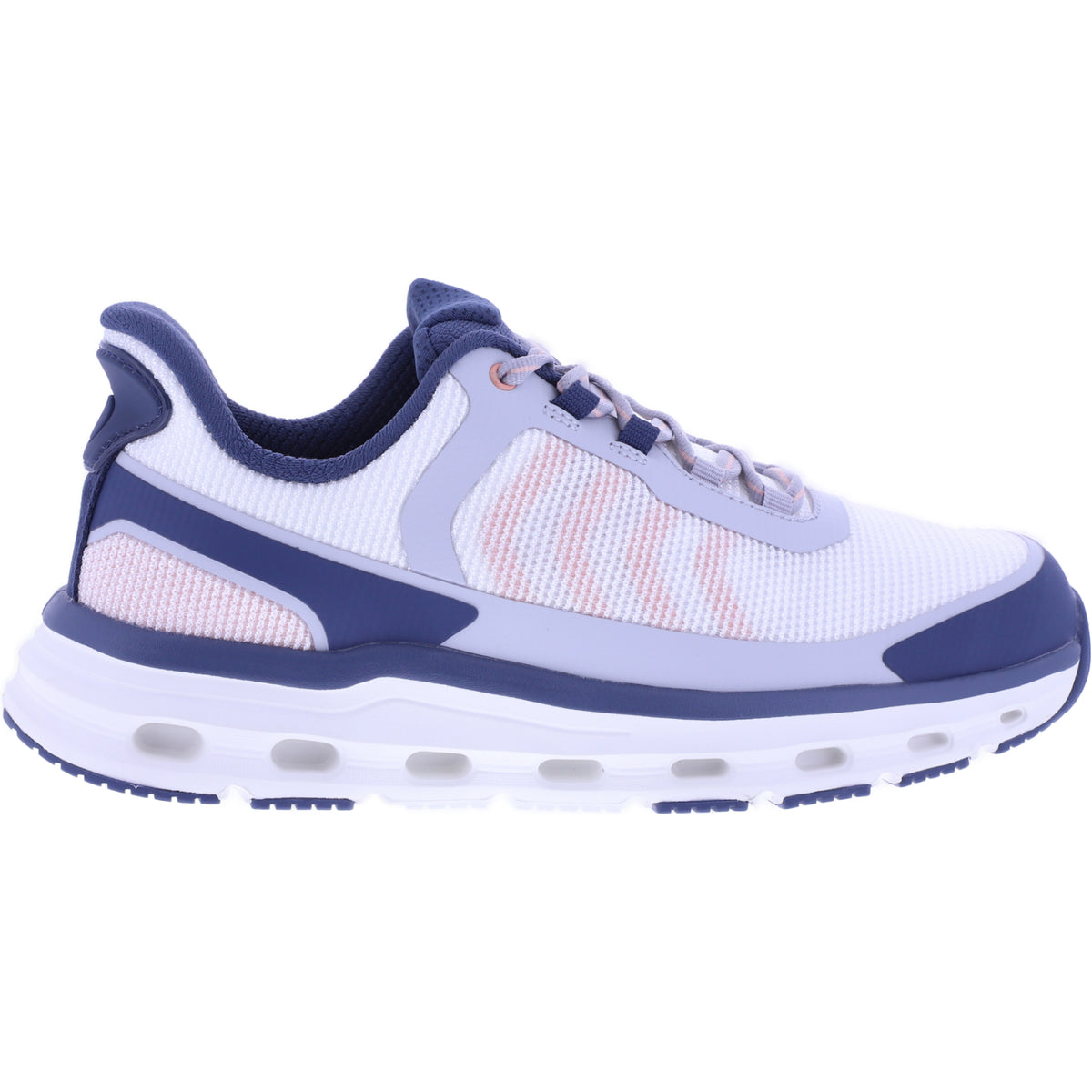 Orthofeet® | Jaunt | Schiefer-Weiß-Rosa | Hands-Free Schuhe mit Fersendämpfung | Damen Schnürer