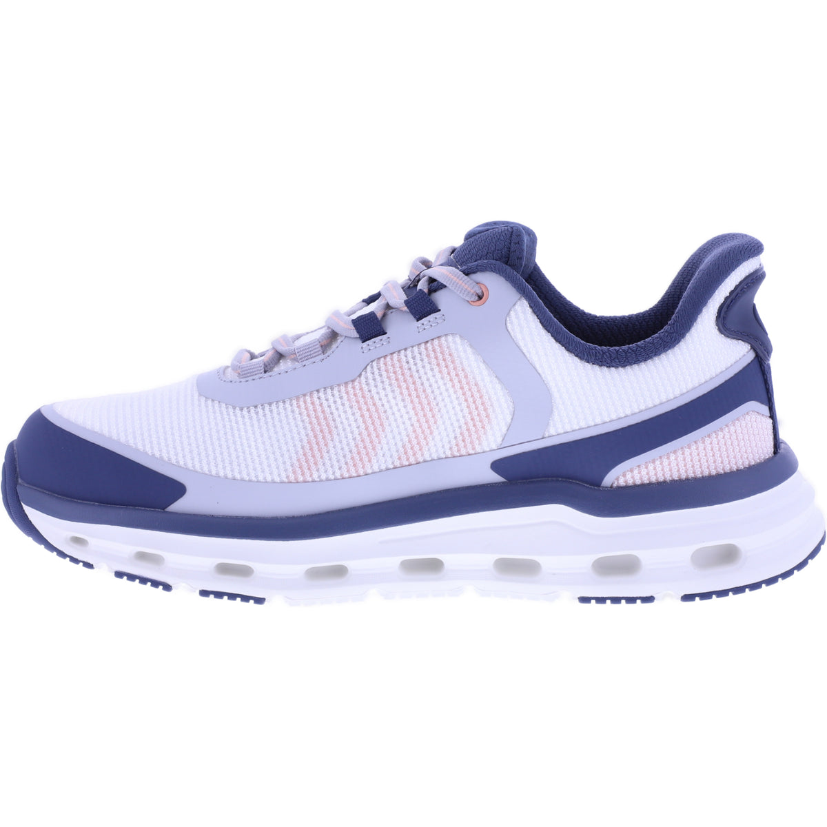 Orthofeet® | Jaunt | Schiefer-Weiß-Rosa | Hands-Free Schuhe mit Fersendämpfung | Damen Schnürer