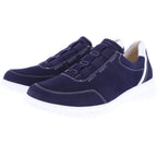Ganter | Heike | Dunkelblau Soft-Nubuk | Weite: H | Kalbsleder | 9-204502-3500 | Damen Slip-In