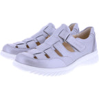 Ganter | Heike | Silber Softmetallic | Weite: H | Kalbsleder | 9-204550-7600 | Damen Sandale