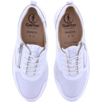 Ganter | Kira | Milk-Weiß | Kalbsleder | Sensitiv | Weite: K | 9-209227-0600 | Damen Schnürer