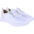 Ganter | Kira | Milk-Weiß | Kalbsleder | Sensitiv | Weite: K | 9-209227-0600 | Damen Schnürer