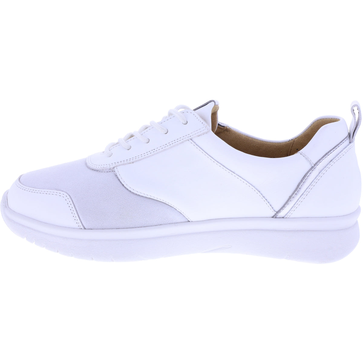 Ganter | Kira | Milk-Weiß | Kalbsleder | Sensitiv | Weite: K | 9-209227-0600 | Damen Schnürer