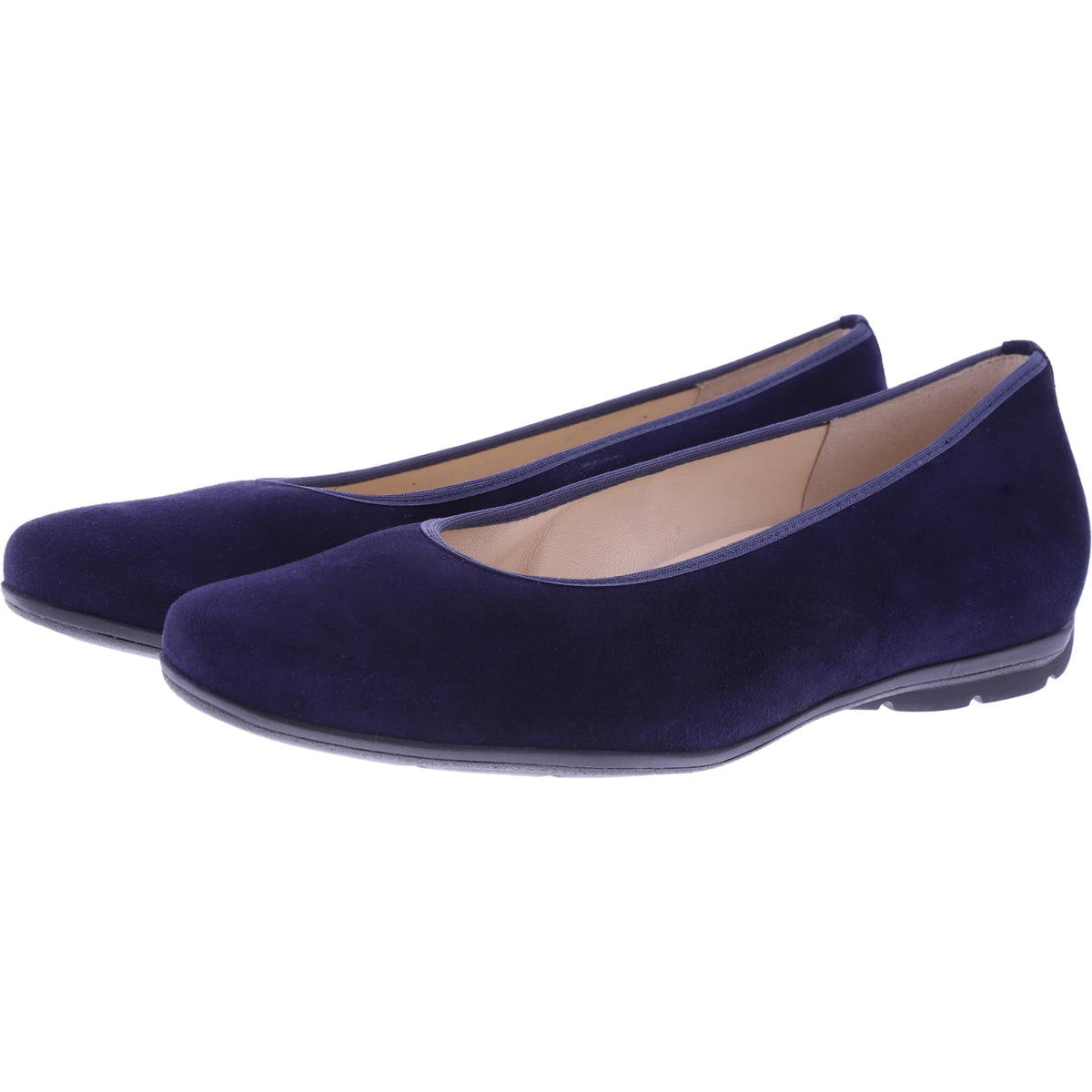 Hassia | Pescara | Dunkelblau Samtziege | Wechselfußbett | 9-301702-3200 | Damen Ballerinas